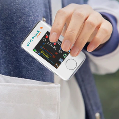 KIT PROMOCIONAL: Medidor de glicose no sangue multifuncional + Tensiómetro eletrónico - COMPRE 1 E RECEBA OUTRO GRÁTIS